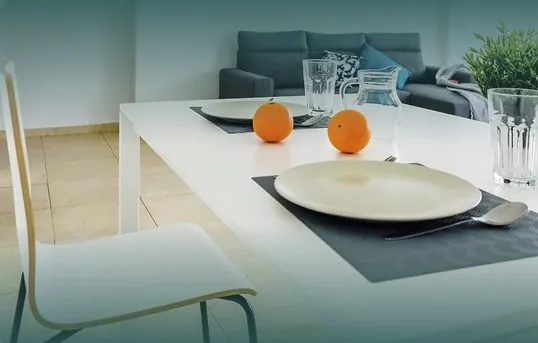 Comedor de un piso en alquiler en Alcorcón