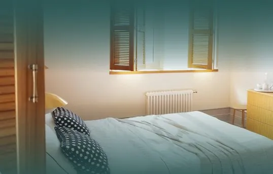 Dormitorio de una vivienda de alquiler