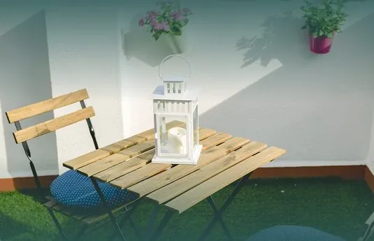 Terraza de una vivienda en venta